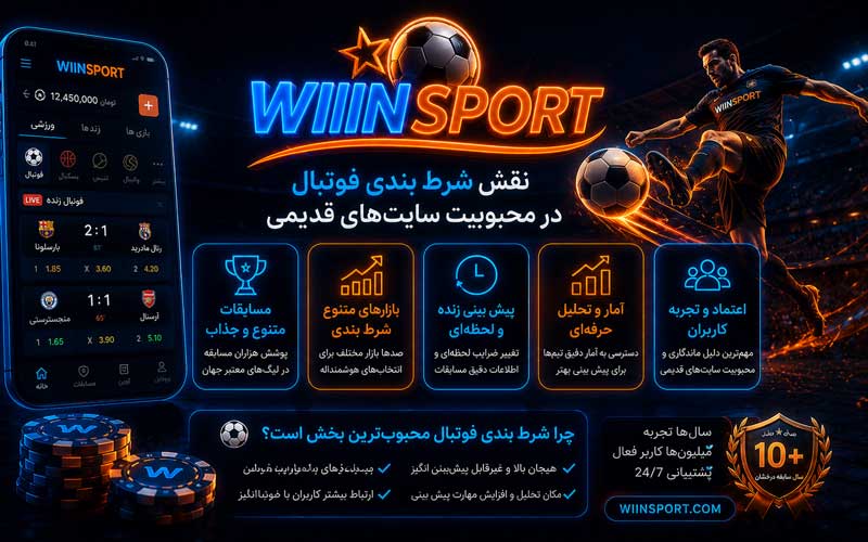 نقش شرط بندی فوتبال در محبوبیت سایتهای قدیمی